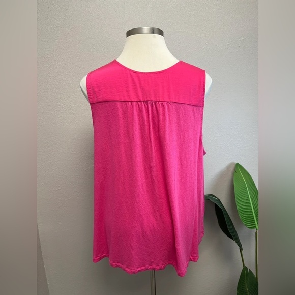 Nic & Zoe Pink Tank - Size 3X (22/24) - Picture 2 of 3